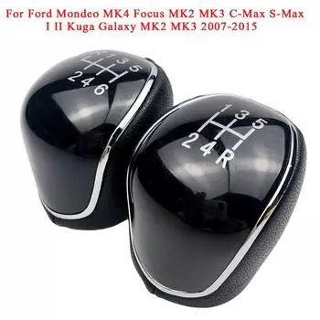 Для Ford Mondeo MK4 Focus MK2 MK3 C-Max S-Max I II Kuga Galaxy MK2 MK3 2007-2015 5 6 скоростей ручка переключения передач рычаг переключения передач