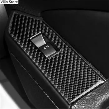 Для Ford Mustang 2009 2010 2011 2012 2013 стеклоподъемник из углеродного волокна переключатель рамы управления подлокотник панель отделка салона a