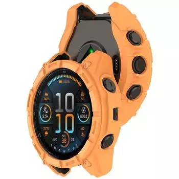 Для Garmin Fenix 8 53 мм/47 мм рамка часов безель закаленная крышка защитные пленки браслет Prote V6F7 black-51mm