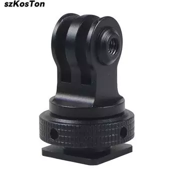 Для Go Pro 13 Аксессуары Штатив Монопод Крепление Винт с 1/4 Адаптер Горячий Башмак для GoPro 12 11 10 9 8 7 DJI Action 3 4 Камера Universal