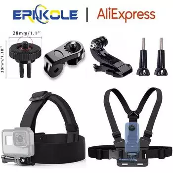 Для GoPro Hero Riding Head Strap Chest Mount Rem Kit для Insta360 Yi Fusion DJI Osmo Action Camera Accessories