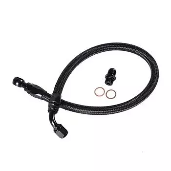 Для Honda Acura D15 D16 B16B B16A B18C B/D Series новый плетеный топливный шланг подходит чёрный