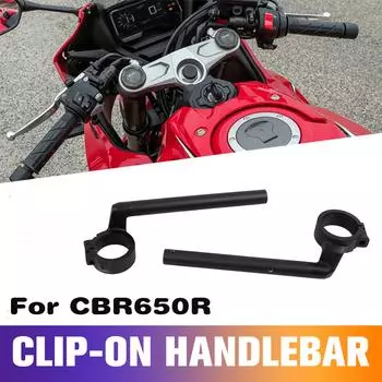 Для Honda CBR650R CB650R CBR650 R CBR 650 R 2025-2025 2025 Мотоциклетная вилка Трубка Крепления Рули Крепления Ручки чёрный