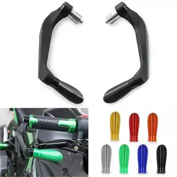 Для Honda CBR 600 900 954 RR 1000 1100 CBR600RR CBR600F CBR929RR Универсальные ручки руля Рычаги тормоза сцепления Защитная крышка чёрный