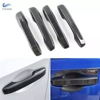 Для Honda Civic 11th Gen 2022 4 шт. Автомобильные аксессуары Накладка на внешнюю ручку двери ABS Carbon