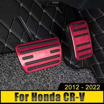 Для Honda CR-V CRV 2012 2013 2014 2015 2016 2017 2018 2019 2020 2024 2024 2024 Автомобильные педали для топлива и тормоза, чехлы, нескользящие накладки