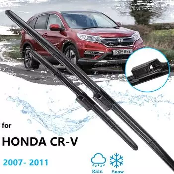 Для Honda CR-V CRV CR V MK3 RE1 RE2 RE3 RE4 RE5 RE7 2007 ~ 2011 набор передних и задних щеток стеклоочистителя, лобовое стекло, окно Rear Wiper
