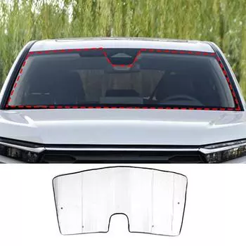 Для Honda CR-V CRV CR V 2023 алюминиевая фольга серебристого цвета, переднее лобовое стекло автомобиля, термозатенение, солнцезащитный крем для автомобиля серебряный