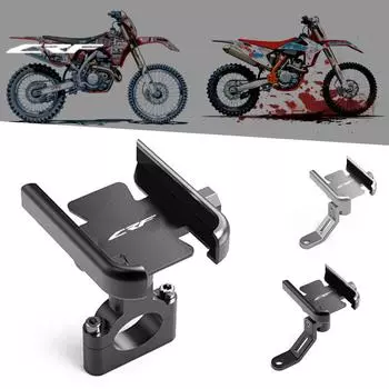 Для HONDA CRF300L CRF250L CRF 230 450L CRF250F 250 450 R/X 300L мотоцикл держатель мобильного телефона GPS навигатор зеркало руль