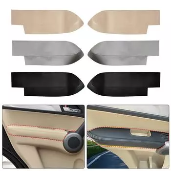 Для Honda CRV 2007 2008 2009 2010 2011 Микрофибра кожаная дверная ручка автомобиля панель подлокотник чехол защитная отделка автомобильные аксессуары