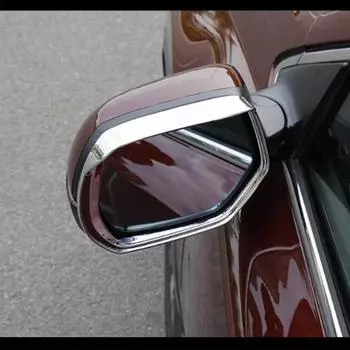 Для Honda CRV CR-V аксессуары 2013-2018 ABS Chrome Авто блок зеркала заднего вида дождь крышка для бровей отделка автомобиля наклейка