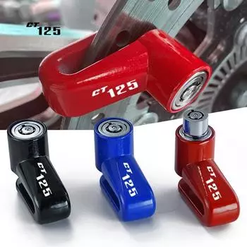 Для HONDA CT125 CT 125 2020 2025 2025 2025 Универсальные аксессуары для мотоциклов Замок безопасности Защита от кражи Замок дискового тормоза чёрный