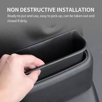 для Honda N-BOX JF5 JF6 центральная консоль автомобиля нижний ярус ящик для хранения лоток TPE органайзер аксессуары для салона уборка черный