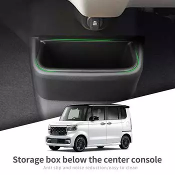 для Honda N-BOX JF5 JF6 центральная консоль автомобиля ящик для хранения лоток TPE органайзер аксессуары для интерьера уборка черный