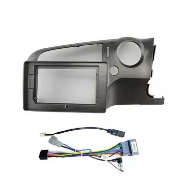 Для Honda stream 2006-2014 Android Car Radio Installation Facial Frame Multimedia Player Panel Dash Mount Kit серый