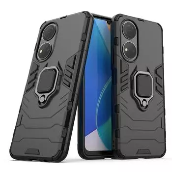 Для Honor 7A 8A 7C 70 Pro 8APrime Play 10 10i 20e 8S 9C 9S 50Lite X7 View 10 противоударный жесткий чехол-подставка с кольцом для телефона задняя крышка For Honor 7A синий