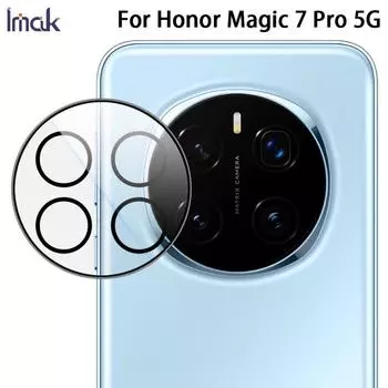 Для Honor Magic 7 Pro 5G стекло IMAK высокой четкости интегрированная стеклянная пленка для линз черный дизайн глаз Honor Magic 7 5G