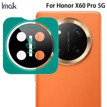 Для Honor X60 Pro 5G стекло IMAK черная версия стеклянная линза высокой четкости пленка самопозиционирующаяся версия Honor X60 5G