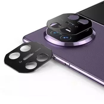 Для Huawei Mate X5 Защитная пленка для объектива камеры из алюминиевого сплава Металлическая наклейка-кольцо для HUAWEI MateX5 MATEX5 Защитная пленка 1 piece чёрный