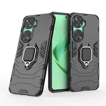 Для Huawei nova 12 SE nova12 SE BNE-LX1 чехол противоударный жесткий чехол-подставка для телефона с кольцом задняя крышка For Huawei nova 12 SE красный