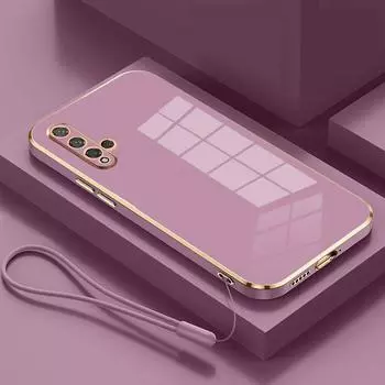 Для Huawei nova 5T чехол Роскошный квадратный чехол для телефона Huawei nova5T YAL-L21 YAL-L61 YAL-L71 противоударный силиконовый чехол-накладка Huawei nova 5T&Case & Strap