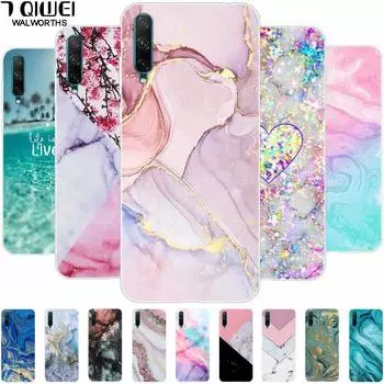 Для Huawei P smart Pro Чехол STK-L21 TPU Мягкий бампер Прозрачный чехол Funda Coques Для Huawei Psmart Pro Чехол с принтом Мраморный чехол Ударопрочный PSmart Pro STK-L21