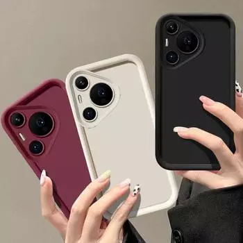 Для Huawei Pura 70 Pro Чехол Huawei HBN-AL00 Чехол для телефона Полный пакет Матовый Капля Мягкий Защитный Чехол Huawei Pura 70Pro