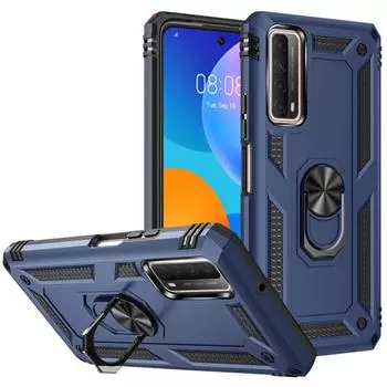для Huawei Y7a чехол чехол бронированный прочный военный противоударный магнитный держатель кольцо чехол Fundas Y 7a for Y7a