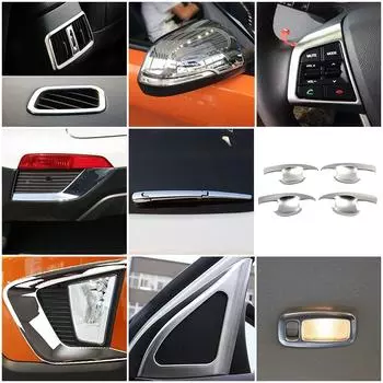 Для Hyundai Creta IX25 2016-2018 противотуманная фара, зеркало заднего вида, стеклоочиститель, дверная ручка, лампа для чтения, рулевое колесо, вентиляционное отверстие переменного тока Style I