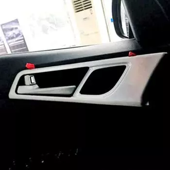 Для Hyundai Tucson LHD 2015-2020 матово-серебристая внутренняя дверная ручка рамка отделка внутренняя отделка аксессуары