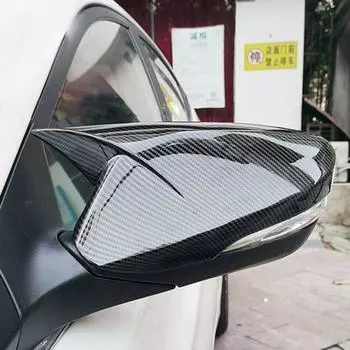 Для Hyundai Veloster 2012-2017 автомобильное зеркало заднего вида, внешние аксессуары, боковая оболочка с рогом быка, обратные колпачки, отделка из карбона