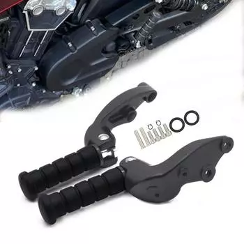 Для Indian Scout/Sixty/Bobber 2015-2025 Пассажирская подножка Кронштейн для крепления ног Chief Vintage 14-18 Chief Dark Horse 16-18
