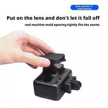 Для Insta360 Ace Pro 2/Ace Pro Защитный чехол для объектива, устойчивый к царапинам, мягкий пылезащитный чехол - Z0L2 Black-1 pcs