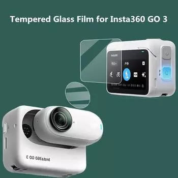 Для Insta360 GO 3 Защитные пленки из закаленного стекла Защитная пленка от царапин для Insta360 Аксессуар для камеры