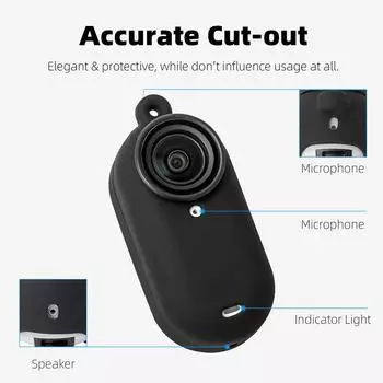 Для Insta360 GO 3S силиконовый чехол-рукава, защитная крышка объектива, шнурок, защитная накладка для экшн-камеры Insta360 GO 3S
