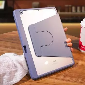 Для iPad 10,2, 7, 8, 9, чехол для iPad 10-го поколения, вращающийся чехол для iPad Pro 12,9, 13, Air 11, 2024, 2, 3, 4, 5, 9,7, 5, 6, Funda 2024 iPad Air 11 M2