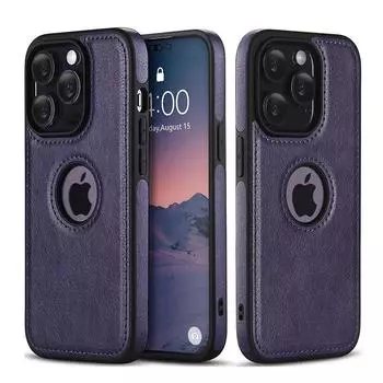Для iPhone 11 12 13 14 15 Pro Max MINI XR XS X SE 6 7 8 Plus деловой чехол из искусственной кожи мягкий противоударный защитный чехол из воловьей кожи For iPhone 11 красный