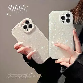 Для Iphone 11 12 13 Mini Pro Max 7 8 P Xr X Xs Max чехол для телефона сладкий прозрачный белый корпус с текстурой силиконовый чехол против падения 1074 For iphone X Xs