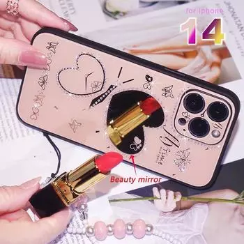 Для iPhone 14Plus 13 Pro Max 12 Pro Max 11 Pro Max XSMAX 8 7 Plus для Huawei P30 P40 Pro Mate 30 Mate 40 Pro Beauty Mirror, защитный чехол для телефона iPhone 7/8/SE2 2020 белый
