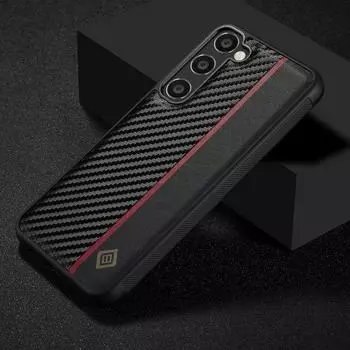 Для iPhone 16 15 14 13 Pro Max 12 11 противоударный полосатый чехол из искусственной кожи жесткий чехол-бампер для телефона из ПК для Samsung S24 S23 S21FE A54 iPhone 14 чёрный