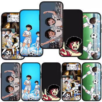 для iPhone 15 14 Xiaomi Redmi Note 13 12 11 Pro Max X 8 7 XR Samsung Galaxy A34 A15 S24 S23 Huawei OPPO A54 чехол для телефона Captain Tsubasa Anime Football