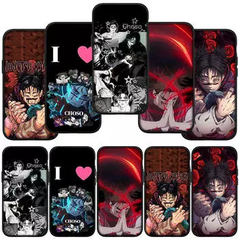 для iPhone 15 14 Xiaomi Redmi Note 13 12 11 Pro Max X 8 7 XR Samsung Galaxy A24 A15 A05 S24 S23 Huawei OPPO A38 Jujutsu Choso Kaisen аниме-чехол для телефона for OPPO A77 5G аэро