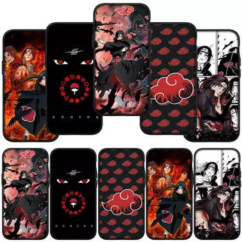 для iPhone 15 14 Xiaomi Redmi Note 13 12 11 Pro Max X 8 7 XR Samsung Galaxy A15 S24 S23 A05 Huawei OPPO A17 аниме Учиха Итачи Акацуки чехол для телефона for iPhone 7 Plus экрю