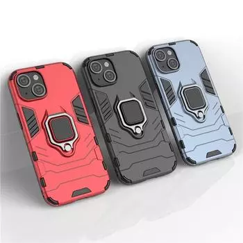 Для iPhone 15 Чехол iPhone 11 12 13 14 15 Чехол Hard Armor Finger Ring Защитный бампер для Apple iPhone 15 14 13 12 11 Pro Max For iPhone 15