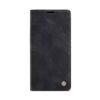 Для iPhone 16 15 14 13 12 Mini 11 Pro 5 5s 6 7 8 Plus X Xr Xs Max 16E Se 2 3 2020 кожаный флип-чехол магнитный кошелек слот для карт подставка чехол для телефона iphone5/5S/SE1/SE 2016 чёрный