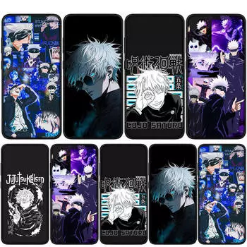 для iPhone 16 15 14 Xiaomi Redmi Note 13 12 11 Pro Max X 10 8 9 XR Samsung Galaxy S24 S23 9C OPPO Huawei Jujutsu Gojo Satoru Kaisen чехол для телефона с рисунком for Samsung Galaxy Note 8 экрю
