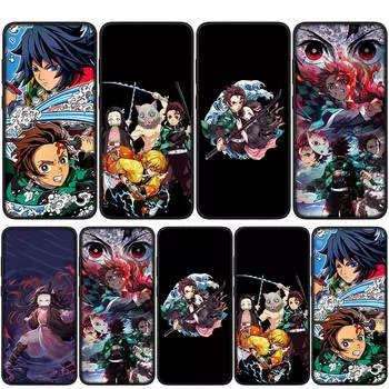 для iPhone 16 15 14 Xiaomi Redmi Note 13 12 11 Pro Max X 10 8 9 XR Samsung Galaxy S24 S23 OPPO Huawei Kamado Tanjirou Demon Slayer Nezuko чехол для телефона for Samsung Galaxy A54 5G ceil