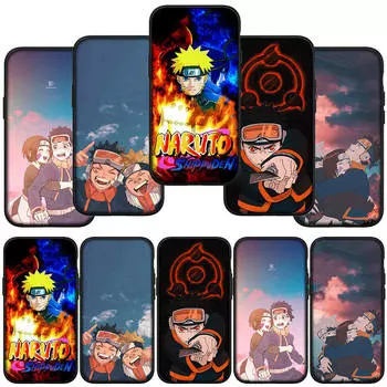 для iPhone 16 15 X XR Samsung Galaxy S24 S23 A16 A06 10 Xiaomi Redmi Note 13 12 11 Pro Max 9 14 Plus Huawei OPPO Обито и Рин Наруто Учиха чехол для телефона for Redmi Note 9 Pro аэро