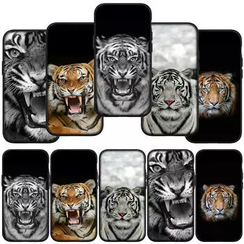 для iPhone 16 15 X XR Samsung Galaxy S24 S23 A16 A06 14C Xiaomi Redmi Note 13 12 11 Pro Max 9 14 Plus Huawei OPPO Обои Африка Тигр Чехол для телефона for Huawei Mate 20 аэро