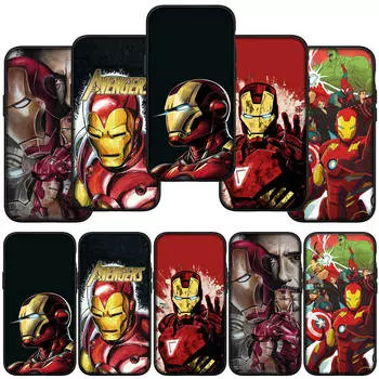 для iPhone 16 15 Xiaomi Redmi Note 13 12 11 Pro Max X 9 14 XR Samsung Galaxy A16 S24 S23 Plus A06Huawei OPPO Iron Man Marvel IronMan чехол для телефона for Huawei Mate 20 Pro ceil
